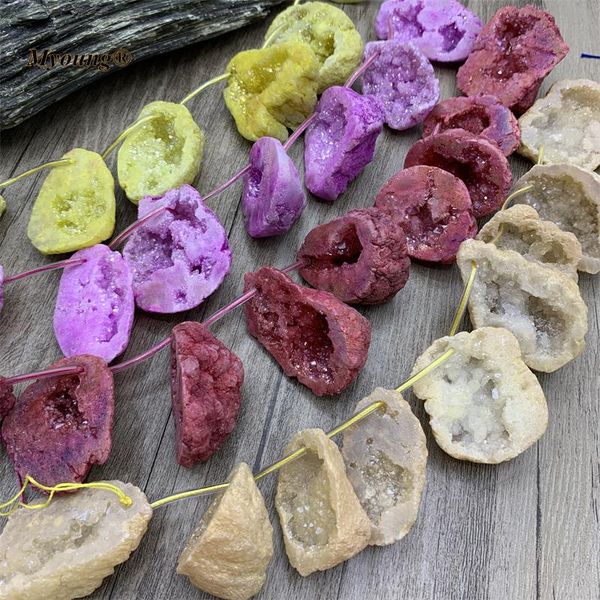 other 9pcs muticolor large crystal quartz geode pendant beads,agates druzy titanium stone beads my211050
other 9pcs muticolor large crystal quartz geode pendant beads,agates druzy titanium stone beads my211050