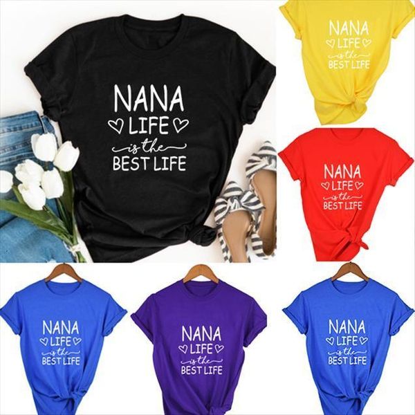 nana life is the women letters printed grandma grammy mimi nanny t shirts womens fashion funny shirt, White
nana life is the women letters printed grandma grammy mimi nanny t shirts womens fashion funny shirt, White