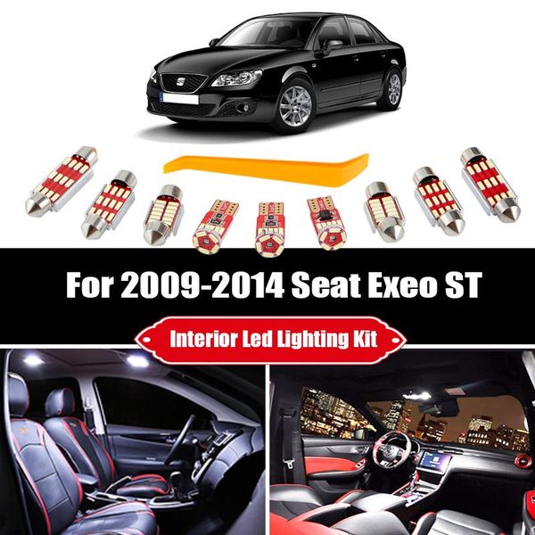 emergency lights 19pcs for 2009-2014 seat exeo st white canbus car accessories led license plate lamp map dome trunk light interior kit
emergency lights 19pcs for 2009-2014 seat exeo st white canbus car accessories led license plate lamp map dome trunk light interior kit