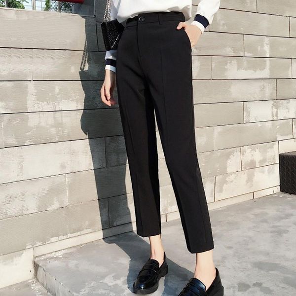 women's pants & capris black pencil for women spring autumn casual slim fit office lady fashion trousers, Black;white
women's pants & capris black pencil for women spring autumn casual slim fit office lady fashion trousers, Black;white