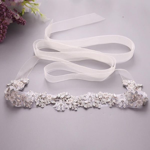 wedding sashes silver princess belt women's crystal sash bridesmaid evening dresses bridal gowns accessories, White
wedding sashes silver princess belt women's crystal sash bridesmaid evening dresses bridal gowns accessories, White