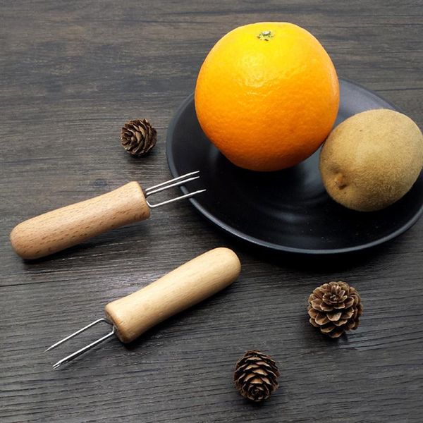 forks 1/6/8pcs stainless steel corn cob holder wooden handle grilling fork portable fruit barbecue accessories
forks 1/6/8pcs stainless steel corn cob holder wooden handle grilling fork portable fruit barbecue accessories