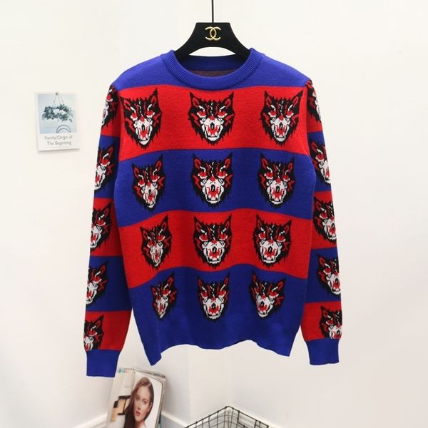 autumn winter desinger pullover loose tiger printed sweater for women female vintage long sleeve jumpers, White;black
autumn winter desinger pullover loose tiger printed sweater for women female vintage long sleeve jumpers, White;black