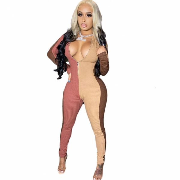 new winter bodycon women's zipper v neck complete casual overalls with club nervus wear bodysuit a78o, Gray
new winter bodycon women's zipper v neck complete casual overalls with club nervus wear bodysuit a78o, Gray