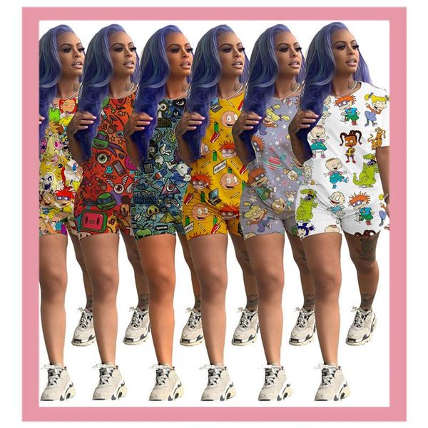 women's tracksuits 2021 fashion summer print cartoon tracksuit and biker shorts outfits casual home fitness plus size clothing, Gray
women's tracksuits 2021 fashion summer print cartoon tracksuit and biker shorts outfits casual home fitness plus size clothing, Gray