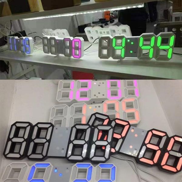 other clocks & accessories 3d led digital alarm clock glowing night mode brightness adjustable electronic wall hanging table 24/12 hour disp
other clocks & accessories 3d led digital alarm clock glowing night mode brightness adjustable electronic wall hanging table 24/12 hour disp
