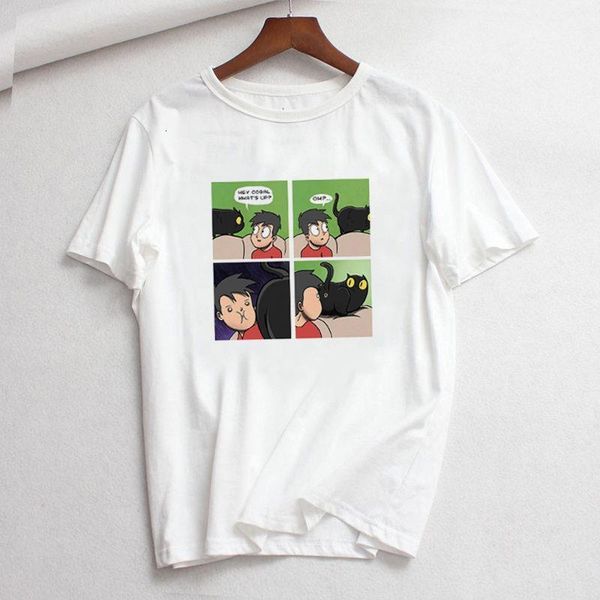 casual ulzzang 2021 cartoon cat kawaii short sleeve retro printing women's direct mail t-shirt drop shipping, White
casual ulzzang 2021 cartoon cat kawaii short sleeve retro printing women's direct mail t-shirt drop shipping, White