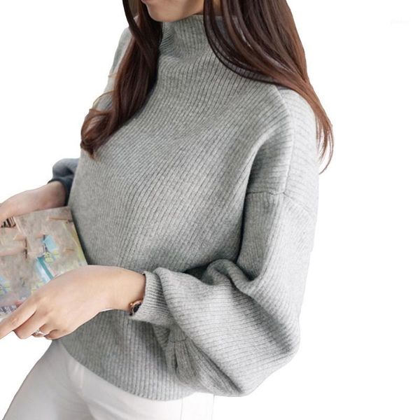 wipalo korean style women sweaters autumn winter long sleeve pullover casual loose half turtleneck knit sweater female jumpers1, White;black
wipalo korean style women sweaters autumn winter long sleeve pullover casual loose half turtleneck knit sweater female jumpers1, White;black