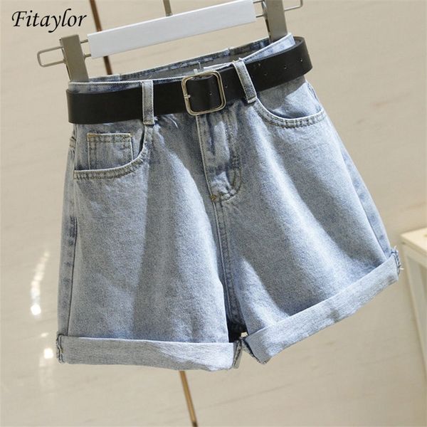 fitaylor streetwear high waist women blue denim shorts with belt summer casual female wide leg plus size 2xl jeans shorts 210306, White;black
fitaylor streetwear high waist women blue denim shorts with belt summer casual female wide leg plus size 2xl jeans shorts 210306, White;black
