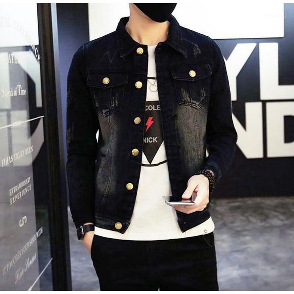 men's jackets 2021 men clothing classic style denim jacket coat casual motorcycle mens jean work clothes m-5xl, Black;brown
men's jackets 2021 men clothing classic style denim jacket coat casual motorcycle mens jean work clothes m-5xl, Black;brown