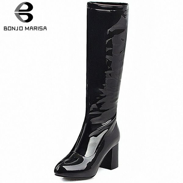 bonjomarisa new plus size 34 48 fashion patent pu mid calf boots women 2019 zip up fur boots high heels shoes woman f1vh#, Black
bonjomarisa new plus size 34 48 fashion patent pu mid calf boots women 2019 zip up fur boots high heels shoes woman f1vh#, Black