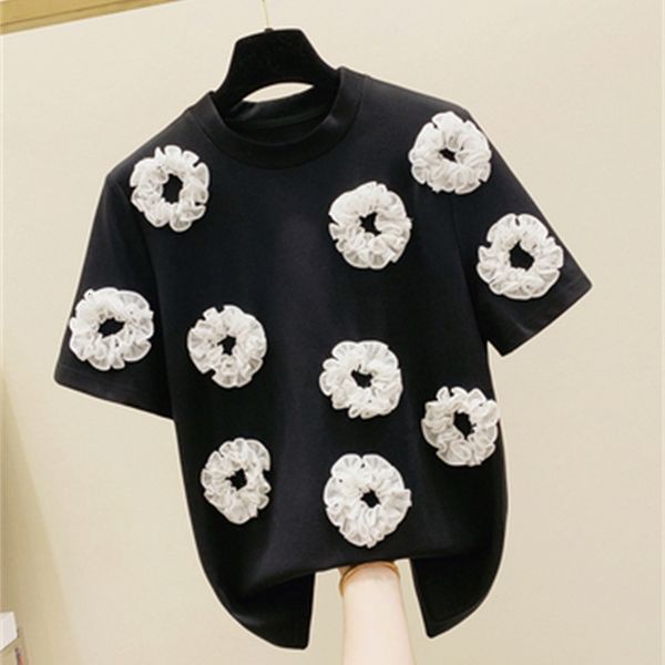 three-dimensional flower shirt for woman 2021 will see korean personality short sleeve of cotton mujer shirts ssuz, White
three-dimensional flower shirt for woman 2021 will see korean personality short sleeve of cotton mujer shirts ssuz, White
