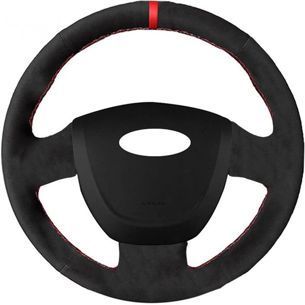 steering wheel covers car styling alcantara leather cover red color marker on for lada granta 2011-2021
steering wheel covers car styling alcantara leather cover red color marker on for lada granta 2011-2021