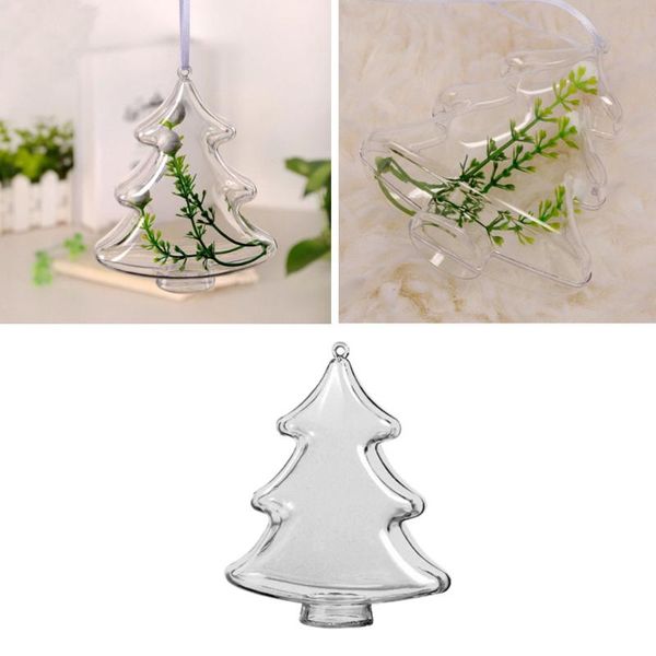 party decoration 10pcs 10cm christmas tree shaped ornament fillable plastic ball for diy
party decoration 10pcs 10cm christmas tree shaped ornament fillable plastic ball for diy