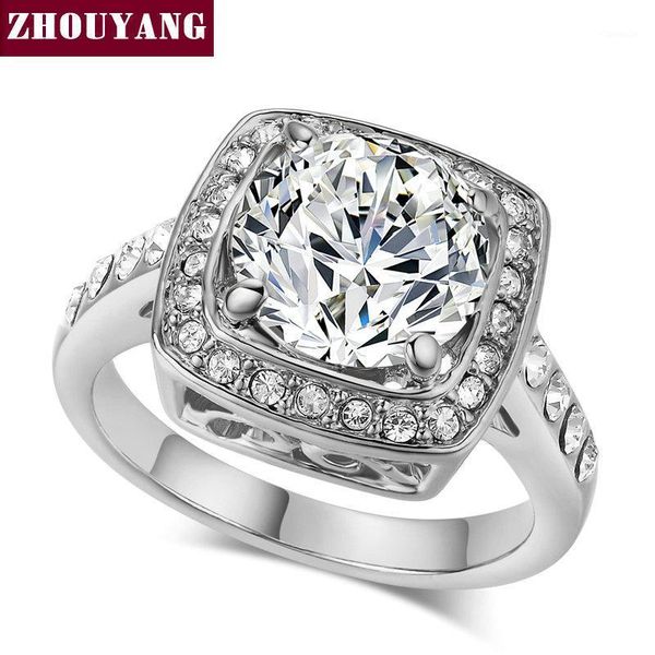 cluster rings zhouyang zyr071 crystal ring silver color austrian crystals full sizes, Golden;silver
cluster rings zhouyang zyr071 crystal ring silver color austrian crystals full sizes, Golden;silver