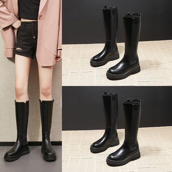 mona same sho 2021 long tube martin female summer thin knight small man thick bottom chimney boots, Black
mona same sho 2021 long tube martin female summer thin knight small man thick bottom chimney boots, Black