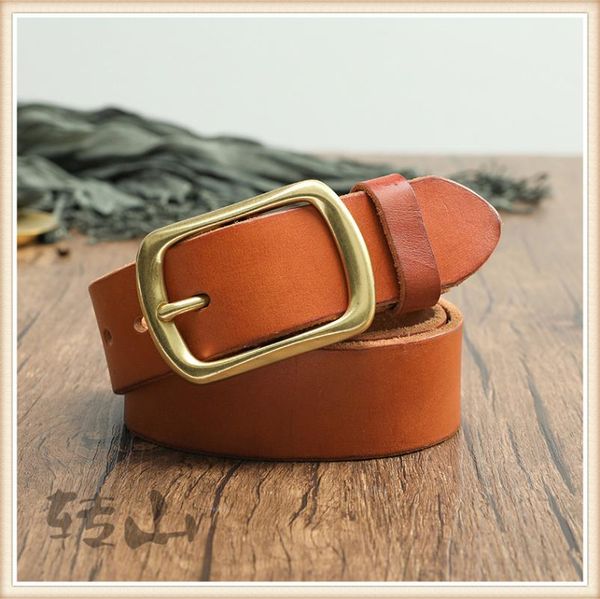 belts belt men's trendy jeans whole piece of pure cowhide handmade retro leather copper buckle soft men, Black;brown
belts belt men's trendy jeans whole piece of pure cowhide handmade retro leather copper buckle soft men, Black;brown