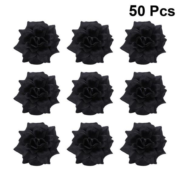 decorative flowers & wreaths 50pcs silk artificial black roses flower heads diy wedding home decoration festive accessories party supplies
decorative flowers & wreaths 50pcs silk artificial black roses flower heads diy wedding home decoration festive accessories party supplies