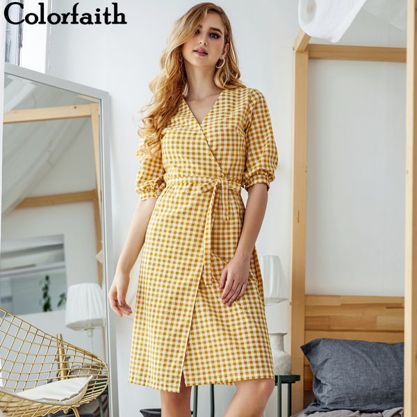colorfith new 2021 women dresses summer checkered plid symmetric cotton nd linen ptchwork lce up bow ldy dresses dr1122, Black;gray
colorfith new 2021 women dresses summer checkered plid symmetric cotton nd linen ptchwork lce up bow ldy dresses dr1122, Black;gray