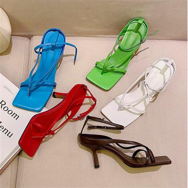 sandals fashion ladies square toe high heel staggered belt combination stiletto summer, Black
sandals fashion ladies square toe high heel staggered belt combination stiletto summer, Black
