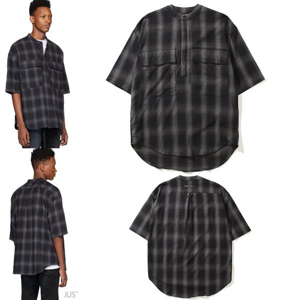 designer henry collar plaid t shirts fashion high street casual short sleeve shirt t-shirt loose trendy vintage tide men and women, White;black
designer henry collar plaid t shirts fashion high street casual short sleeve shirt t-shirt loose trendy vintage tide men and women, White;black