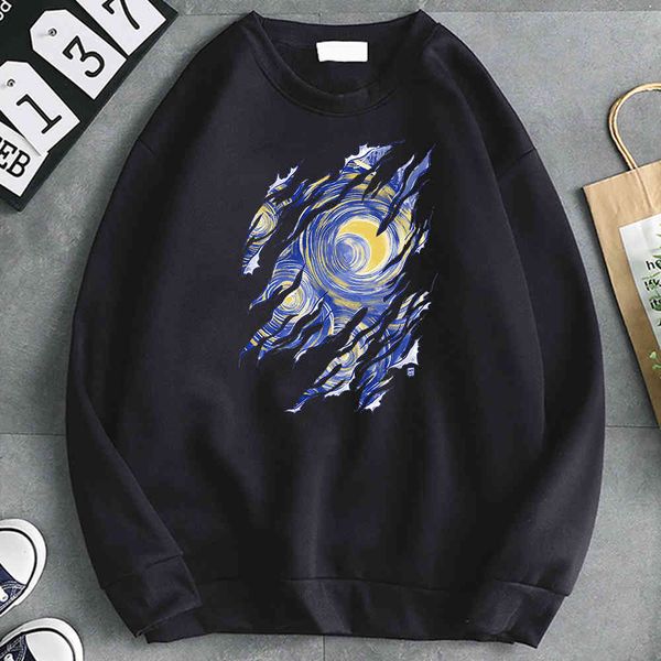 men's hoodie, long sve sweatshirt, harajuku style round neck men's sportswear, vincent van gogh star night print, loose casual wea, Black
men's hoodie, long sve sweatshirt, harajuku style round neck men's sportswear, vincent van gogh star night print, loose casual wea, Black