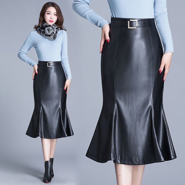 black spring leather high waist female sheep slobbery mermaid ladies skirt plus size 5xl y290 rjie
black spring leather high waist female sheep slobbery mermaid ladies skirt plus size 5xl y290 rjie