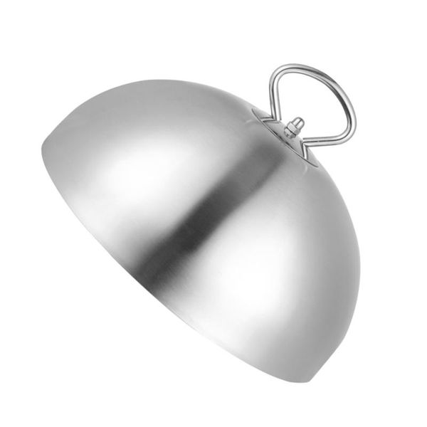 pans stainless steel steak cover teppanyaki dome dish lid anti oil splashing food cooking tool for restaurant home (26cm)
pans stainless steel steak cover teppanyaki dome dish lid anti oil splashing food cooking tool for restaurant home (26cm)
