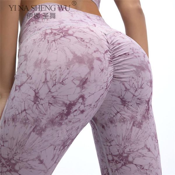 yoga outfit women sport leggings gym exercise high waist tie dye fitness leggins elasticity tights running trousers push up pants
yoga outfit women sport leggings gym exercise high waist tie dye fitness leggins elasticity tights running trousers push up pants