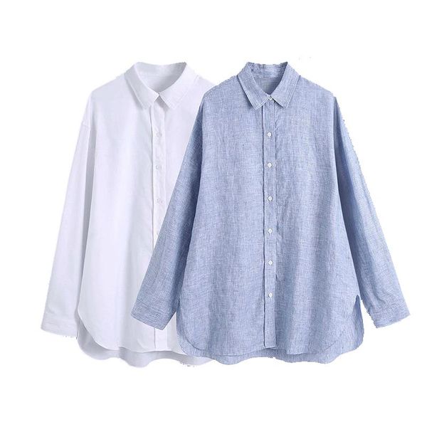 women's blouses & shirts 2021 summer blouse women buttoned long sleeves shirt chic lady fashion casual, White
women's blouses & shirts 2021 summer blouse women buttoned long sleeves shirt chic lady fashion casual, White