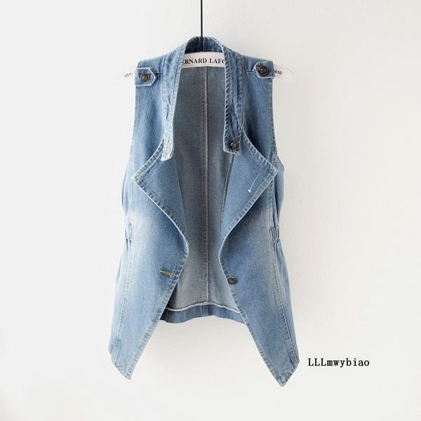 women's vests 2021 spring autumn plus size denim vest casual single-breasted sleeveless jeans jackets coats colete feminino 3xl z443, Black;white
women's vests 2021 spring autumn plus size denim vest casual single-breasted sleeveless jeans jackets coats colete feminino 3xl z443, Black;white