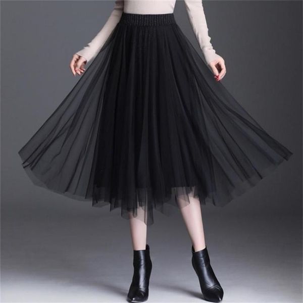 autumn & winter thick elastic high waist slimming fashion two sides wear simple black women a-line skirt sjipping 210527
autumn & winter thick elastic high waist slimming fashion two sides wear simple black women a-line skirt sjipping 210527