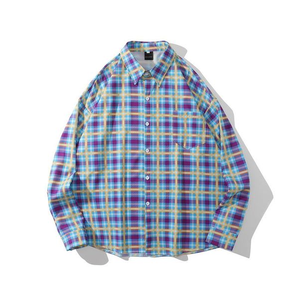 men's casual shirts british business style oversized loose lapel plaid shirt all-match cotton four seasons, White;black
men's casual shirts british business style oversized loose lapel plaid shirt all-match cotton four seasons, White;black