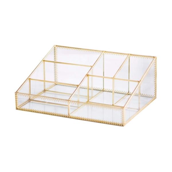 storage boxes & bins makeup organizer cosmetic box glass beauty display, gold spin large capacity holder for brushes lipsticks skincare tone
storage boxes & bins makeup organizer cosmetic box glass beauty display, gold spin large capacity holder for brushes lipsticks skincare tone