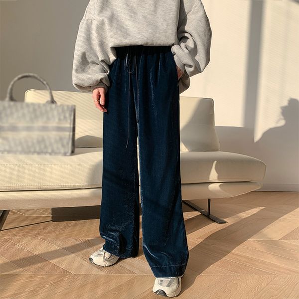 minimalist wide leg pants for women high waist lace up bowknot straight casual trousers female fashion new clothes, Black;white
minimalist wide leg pants for women high waist lace up bowknot straight casual trousers female fashion new clothes, Black;white