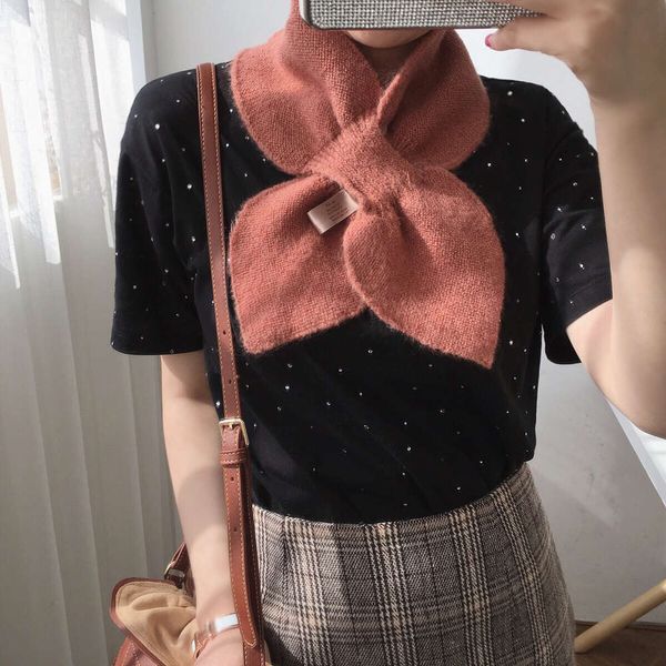 korean version of autumn and winter knitted wool neck cover cross neckband student soft sister bow warm lovely scarf girl, Blue;gray
korean version of autumn and winter knitted wool neck cover cross neckband student soft sister bow warm lovely scarf girl, Blue;gray