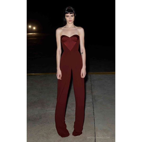 women's jumpsuits & rompers woman strapless jumpsuit elegant red romper long pants vintage vestios celebrity women pa, Black;white
women's jumpsuits & rompers woman strapless jumpsuit elegant red romper long pants vintage vestios celebrity women pa, Black;white