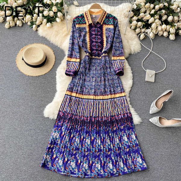 deat women printing pleated dress lapel long sleeve arrivals lady temperament fashion spring autumn 11d 210709, Black;gray
deat women printing pleated dress lapel long sleeve arrivals lady temperament fashion spring autumn 11d 210709, Black;gray