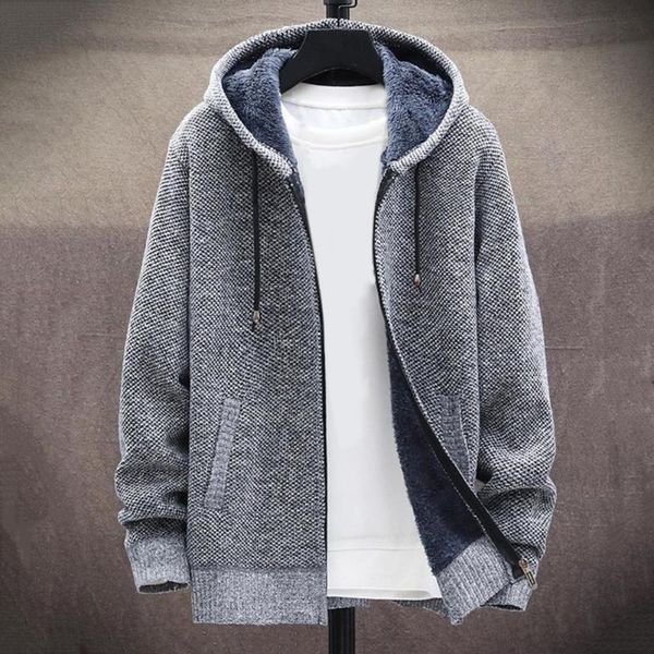 men's sweaters classic sweater coat slim fit side pockets comfy drawstring loose cardigan, White;black
men's sweaters classic sweater coat slim fit side pockets comfy drawstring loose cardigan, White;black