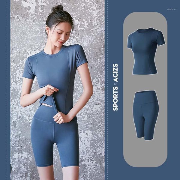 yoga outfit suit women's naked feeling elastic pure peach hip pants set bottom tight sports fitness short sleeve
yoga outfit suit women's naked feeling elastic pure peach hip pants set bottom tight sports fitness short sleeve