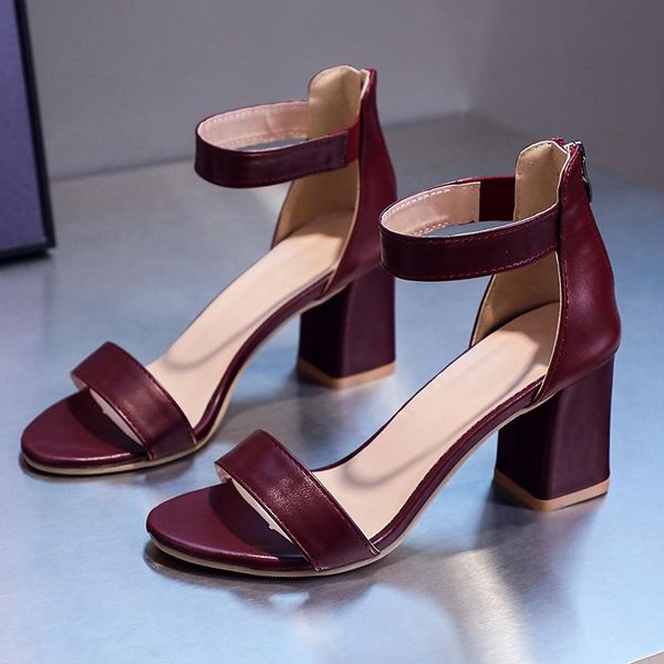 sandals 2021 summer temperament open toe ladies large size high heels fashion simple women's shoes, Black
sandals 2021 summer temperament open toe ladies large size high heels fashion simple women's shoes, Black