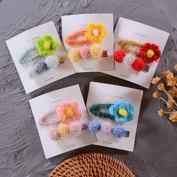 hair accessories 2 pcs/set sweet girls hairpins cute colorful mini plush hairball flower clips bobby pin barrette children
hair accessories 2 pcs/set sweet girls hairpins cute colorful mini plush hairball flower clips bobby pin barrette children
