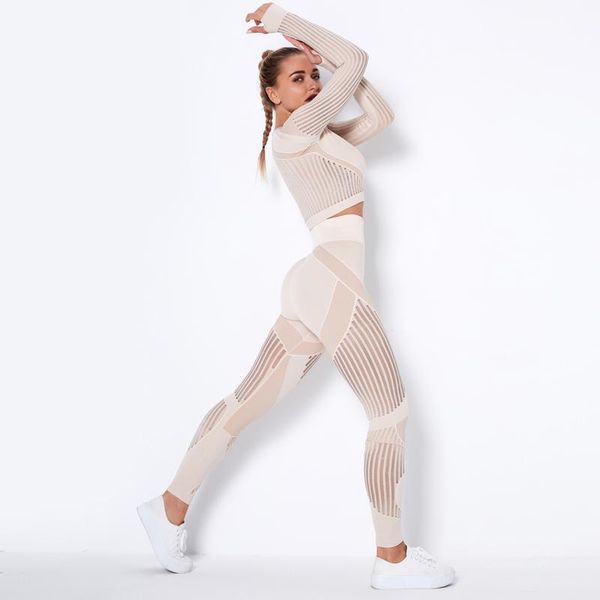 yoga outfit seamless hollow out set women sport gym crop long sleeve suit+seamless hight waist leggings workout
yoga outfit seamless hollow out set women sport gym crop long sleeve suit+seamless hight waist leggings workout