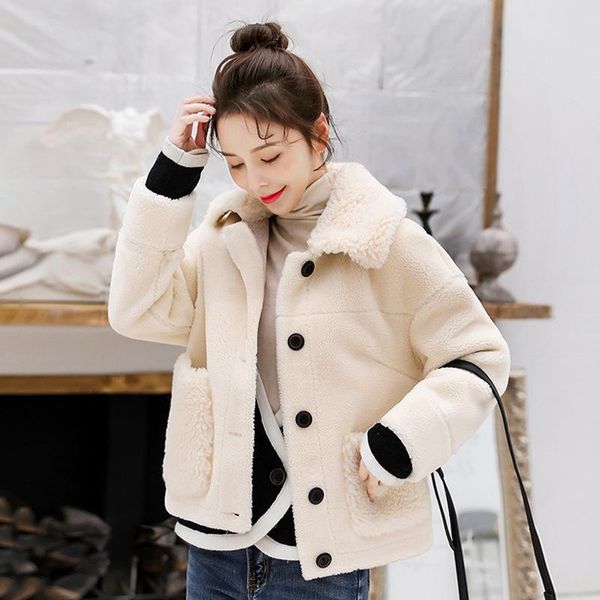 women's hoodies & sweatshirts 2021 cashmere lamb wool zip-up women thickened turn-down collar jacket buttons fleece tracksuits autumn w, Black
women's hoodies & sweatshirts 2021 cashmere lamb wool zip-up women thickened turn-down collar jacket buttons fleece tracksuits autumn w, Black