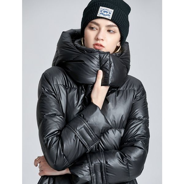 women's down jacket 2021 winter new mid length thickened knee coat cold proof casual wear lace up waist, Black
women's down jacket 2021 winter new mid length thickened knee coat cold proof casual wear lace up waist, Black