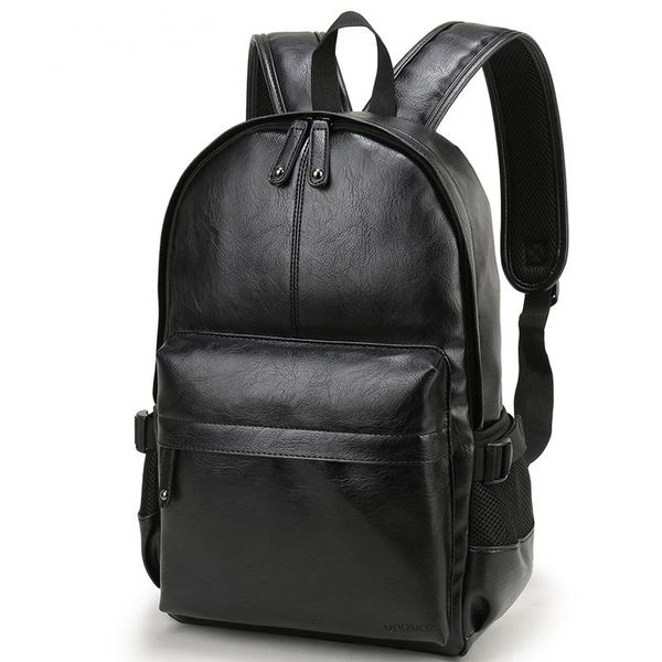 backpack solid leather pu for men casual waterproof travel bags teens student school bookbag male back pack
backpack solid leather pu for men casual waterproof travel bags teens student school bookbag male back pack