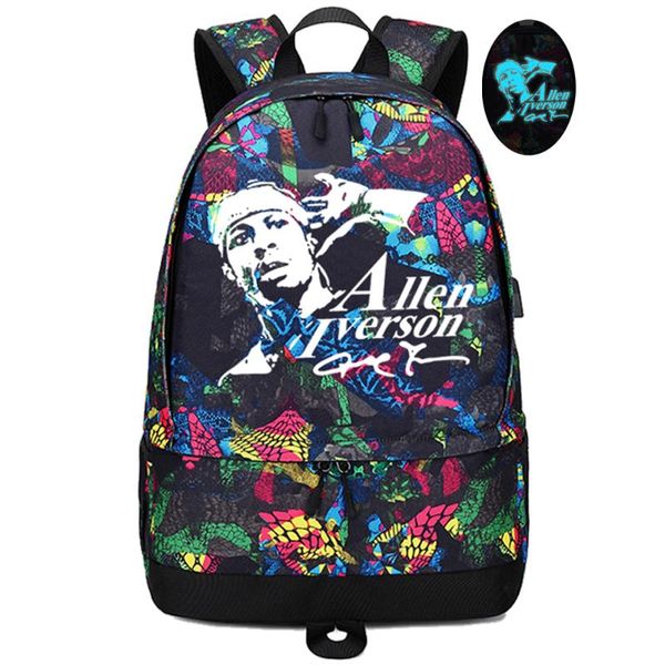 backpack basketball player star iverson ball storage luminous sports equipment multifunctional student bookbag for men women
backpack basketball player star iverson ball storage luminous sports equipment multifunctional student bookbag for men women