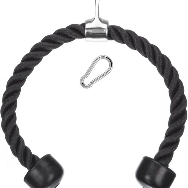 accessories cable attachment complete with snap hook carabiner tricep push pull down rope cord for multi gym
accessories cable attachment complete with snap hook carabiner tricep push pull down rope cord for multi gym