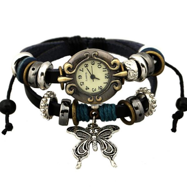 wristwatches sweet and lovely style fashion temperament versatile big butterfly leather bracelet watch retro luxury women, Slivery;brown
wristwatches sweet and lovely style fashion temperament versatile big butterfly leather bracelet watch retro luxury women, Slivery;brown