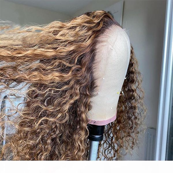 180% density 13x4 curly lace front human hair wigs pre-plucked remy lace front wigs mix colors for women bleached knots, Black;brown
180% density 13x4 curly lace front human hair wigs pre-plucked remy lace front wigs mix colors for women bleached knots, Black;brown
